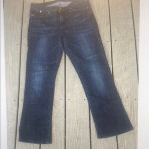 Y2K Rock & Republic Jeans Blue Kasandra Bootcut Size 10 Dark Wash Low-Mid Rise
